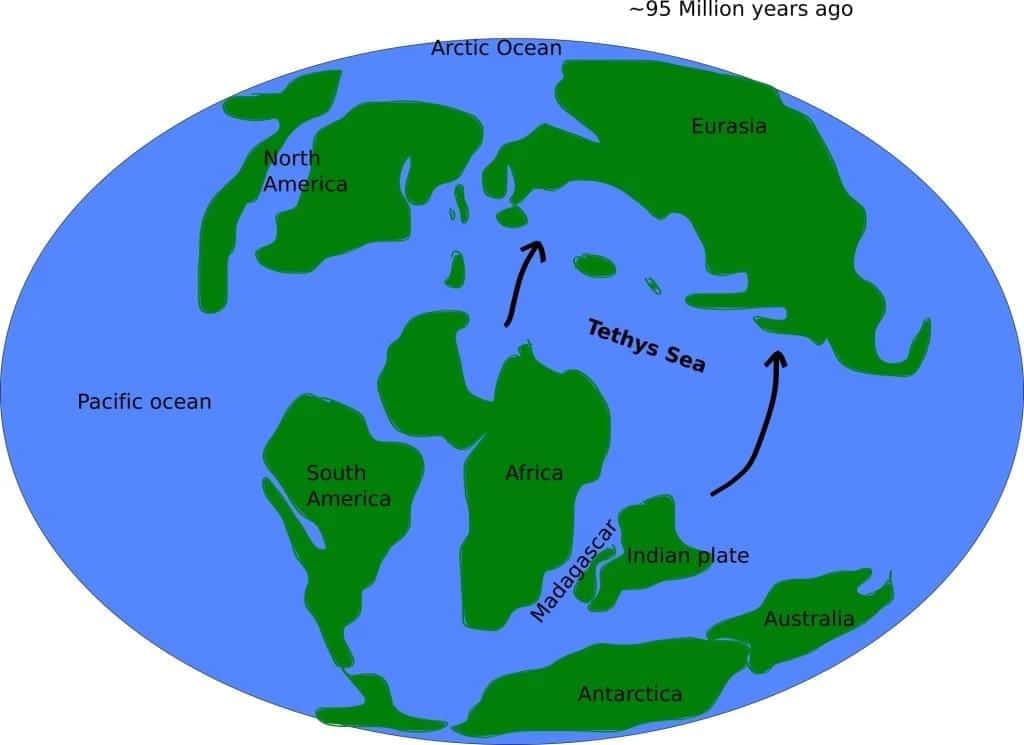What are the Key Facts About the Tethys Sea?