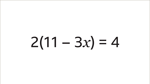 Solving for x - 3 - Year 7