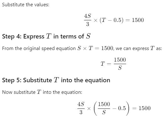 Speed, Time and Distance Questions for CAT with Answers PDF