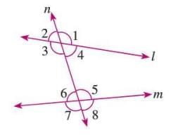 Lines and Angles Chapter Notes | Mathematics Class 7 ICSE