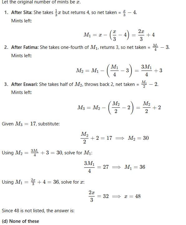 Important Concepts: Linear Equations | Quantitative Aptitude (Quant) - CAT