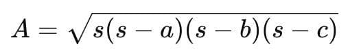 Class 9 Maths Chapter 10 Question Answers - Heron’s Formula