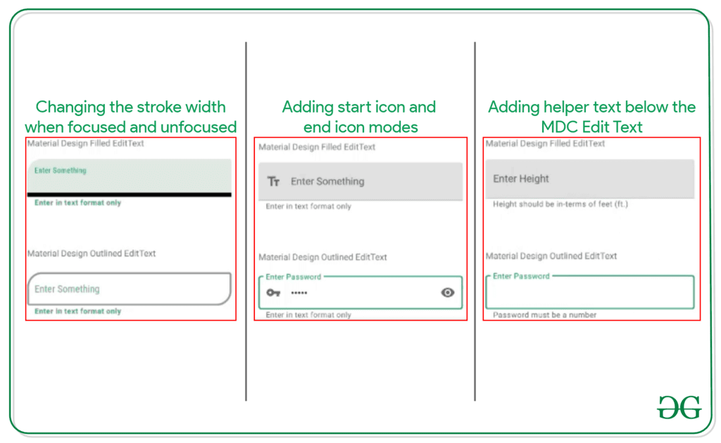 Key Properties of Material Design EditText in Android - Software ...