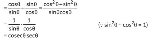 Class 10 Maths Chapter 8 Previous Year Questions - Introduction to Trigonometry