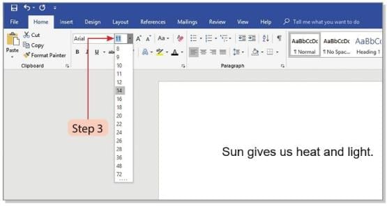 Formatting in Word 2016 Chapter Notes | Computer Studies Class 4 ICSE