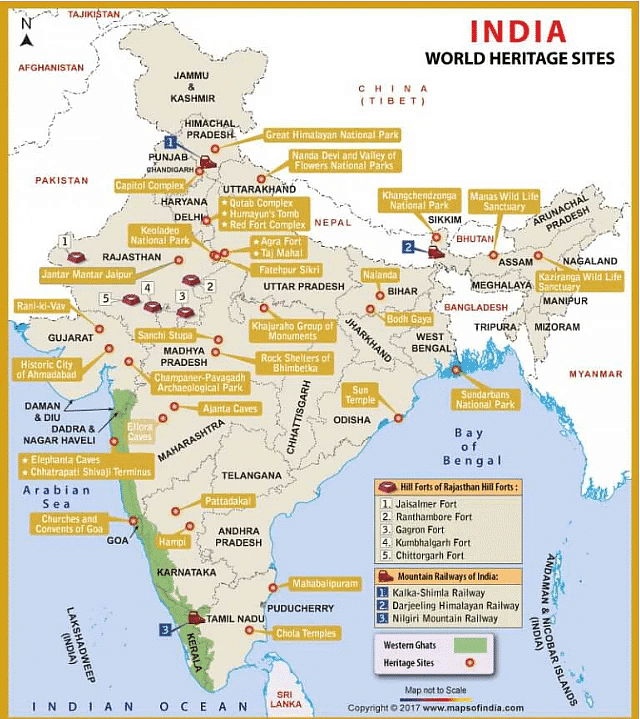 World Heritage Sites in India - UPSC