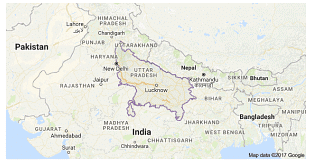 Uttar Pradesh: Geographical Location | Course for UPPSC Preparation - UPPSC (UP)