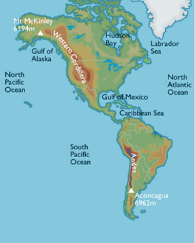 Continents- North America - UPSC