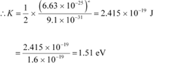 NCERT Solutions Class 12 Physics Chapter 11 - Dual Nature of Radiation & Matter