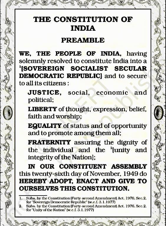 Important Question: The Constitution of India | Social Science Class 7 - New NCERT