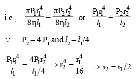 R1 R2 R3 Lengths Two tubes of radii r1 and r2, and lengths l1 and l2, respectively, are ...