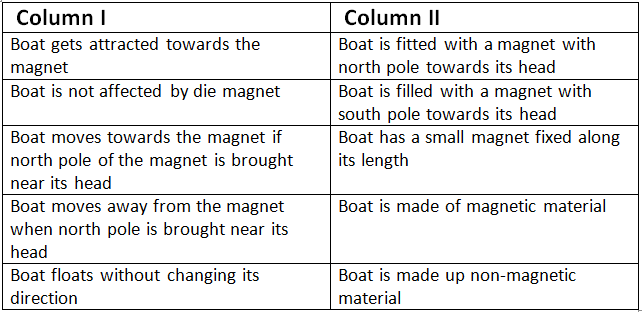 NCERT Solutions for Class 6 Science - Fun With Magnets