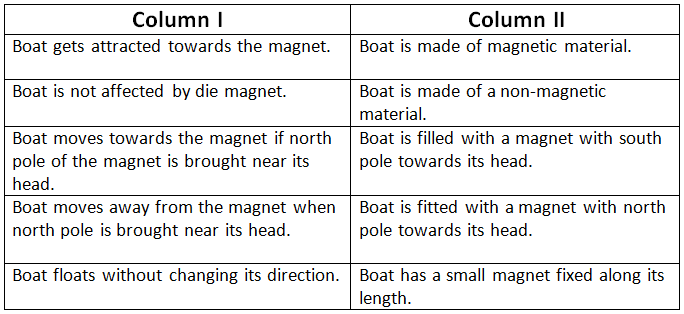 NCERT Solutions for Class 6 Science - Fun With Magnets