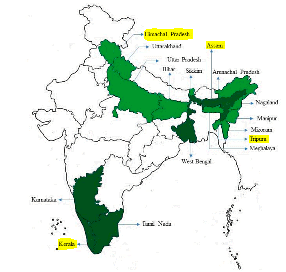 पिछले वर्ष के प्रश्न: भूगोल प्रीलिम्स | यूपीएससी सीएसई के लिए भूगोल (Geography) - UPSC