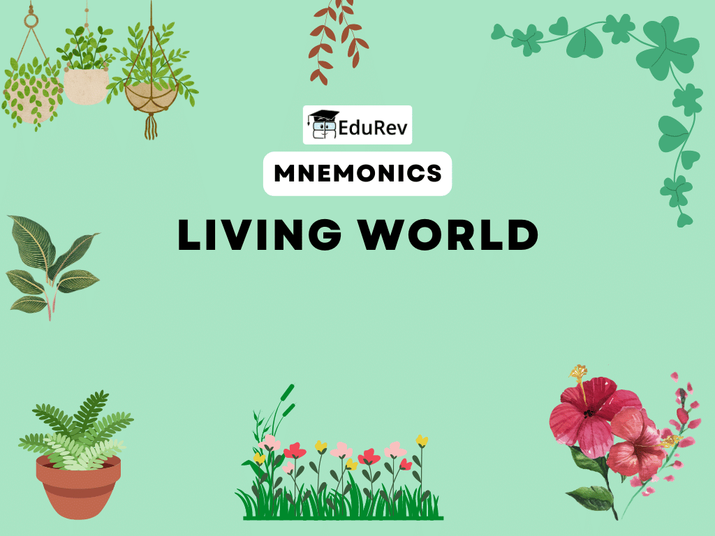 Mnemonics: Living World | Biology Class 11 - NEET