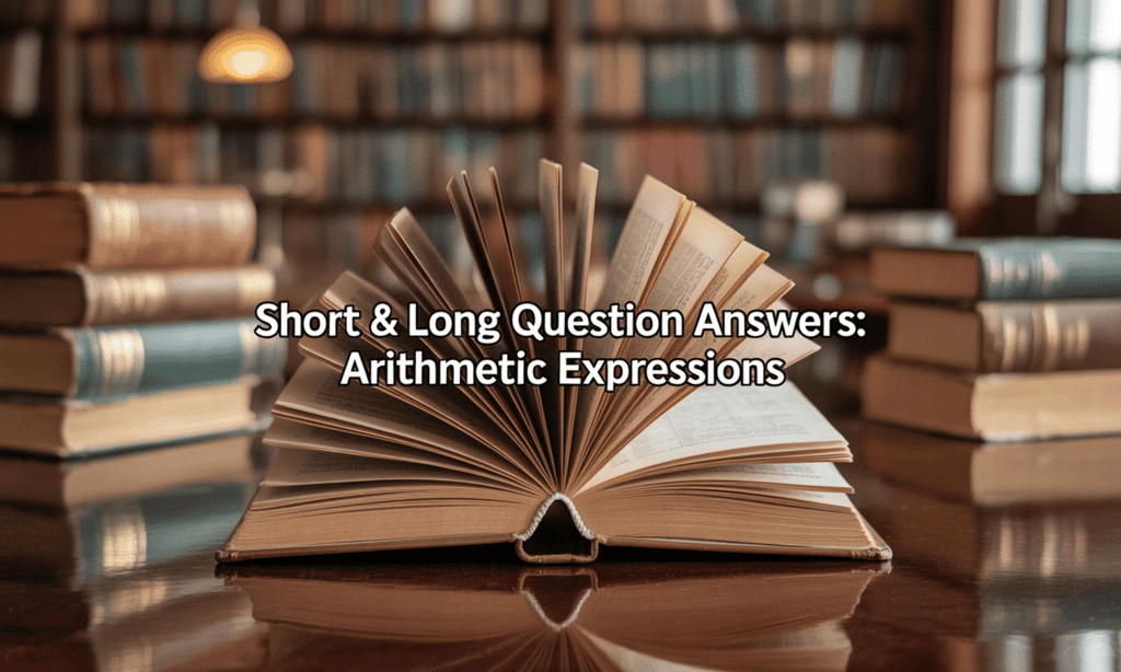 Class 7 Maths Chapter 2 Question Answers - Arithmetic Expressions