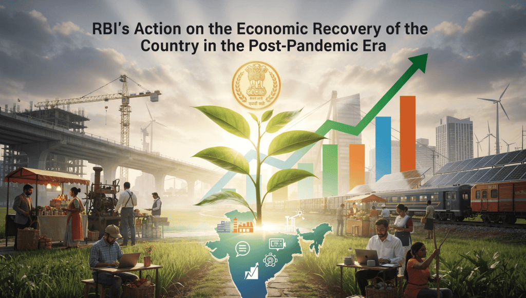 RBI`s Action on the Economic Recovery of the Country in the Post pandemic Era