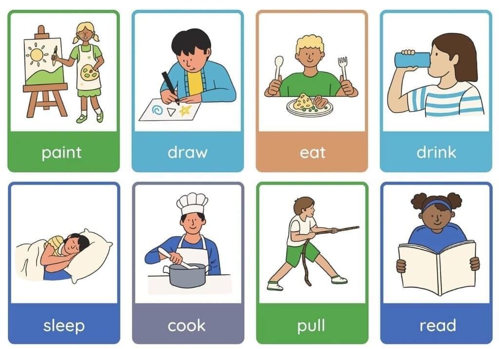 Worksheet - Verbs | Worksheets with solutions for Class 3
