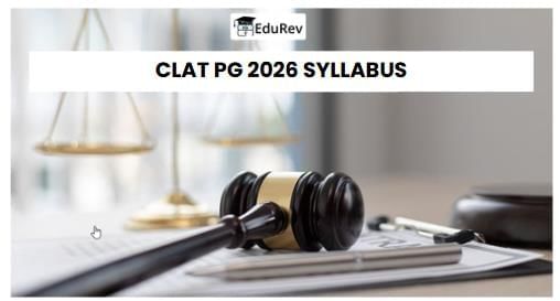 CLAT PG Syllabus 2026