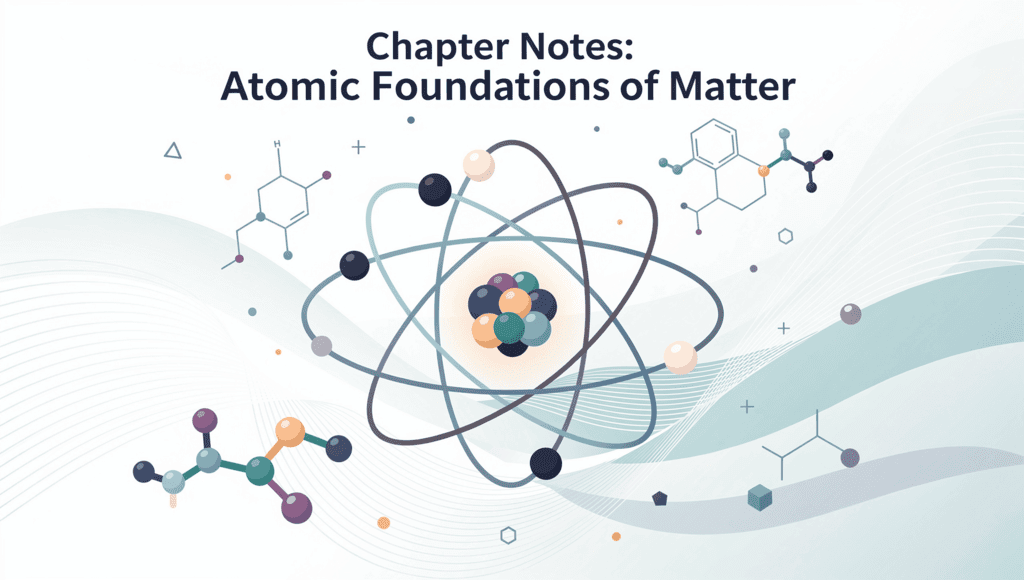 Chapter Notes: Atomic Foundations of Matter