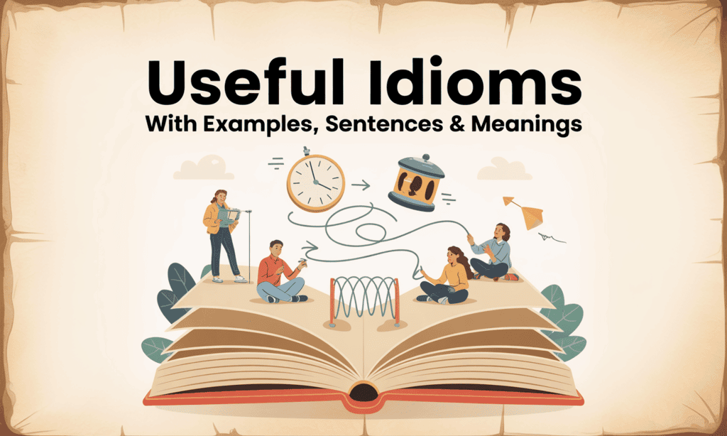 Useful Idioms with Examples, Sentences & Meanings | English for CLAT