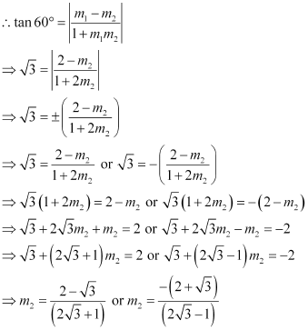 Exercise 9.3- Straight Lines NCERT Solutions - Commerce