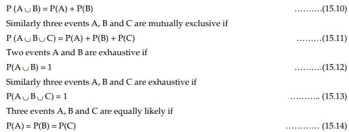 Union and Intersection of Two Events