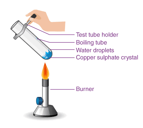 1. Copper sulfate crystals
