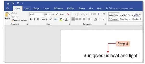 Formatting in Word 2016 Chapter Notes | Computer Studies Class 4 ICSE