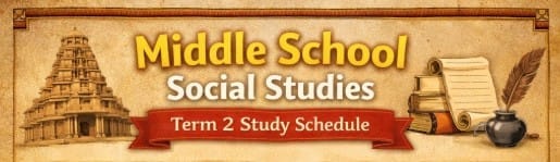 Study Plan for Class 7 Social Science Term 2 (2026-2027)