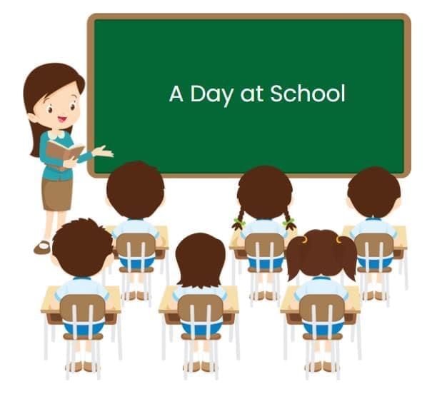 Solved Essay: A Day at School | Essays for Class 2