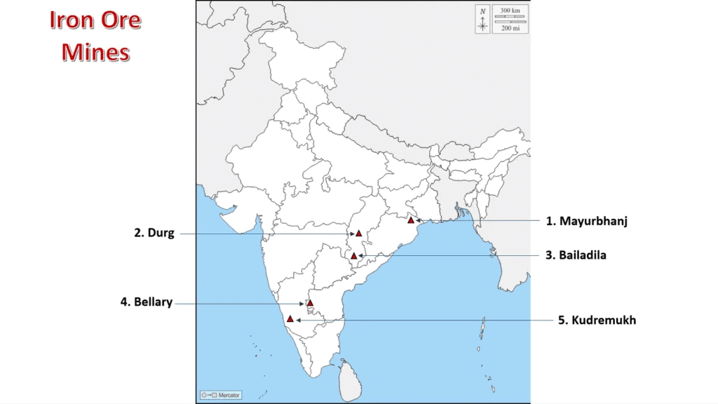 Map: Minerals and Energy Resources | Social Studies (SST) Class 10