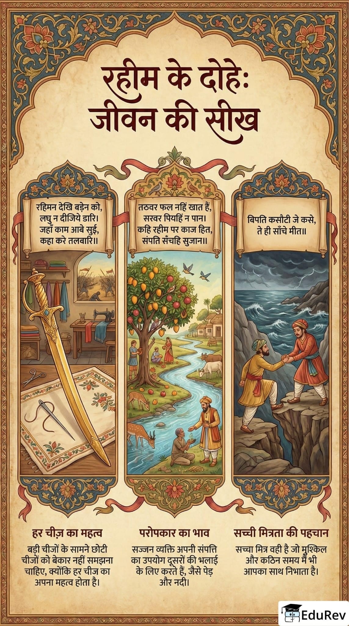 Infographics: रहीम के दोहे