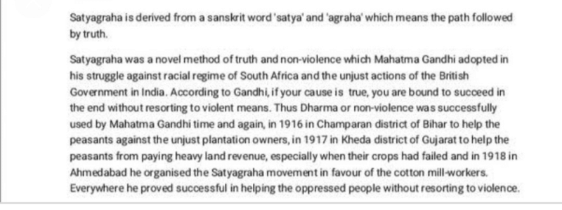 Idea of Satyagraha - Class 10 PDF Download