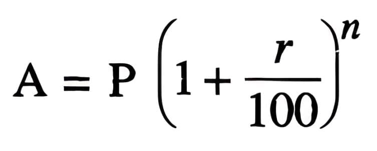 Compound Interest (Using Formula) Chapter Notes | Mathematics Class 9 ICSE