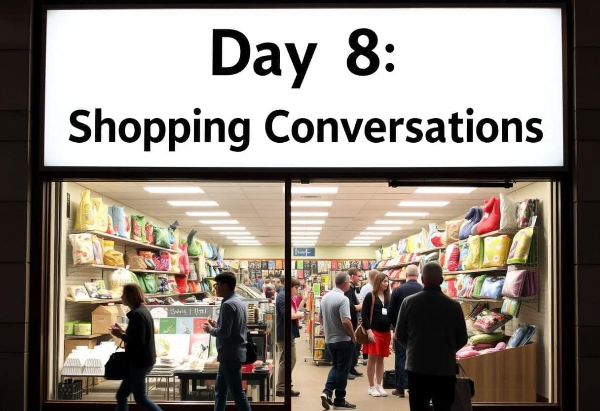 Day 8 - Shopping Conversations