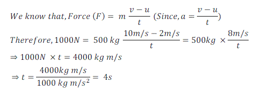Numerical Problems Based on Newton`s Second Law of Motion(2) - Force & Laws of Motion - Class 9