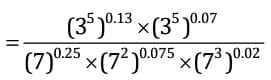 MCQ`s: Ratio and Proportion, Indices, Logarithms - 2