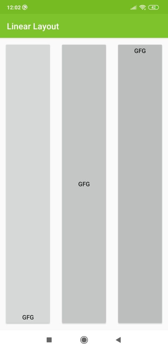 LinearLayout and its Important Attributes with Examples in Android - Software Development
