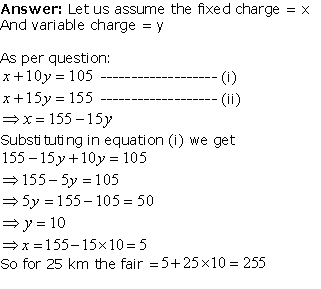 Pair of Linear Equations In Two Variables Notes - Class 9