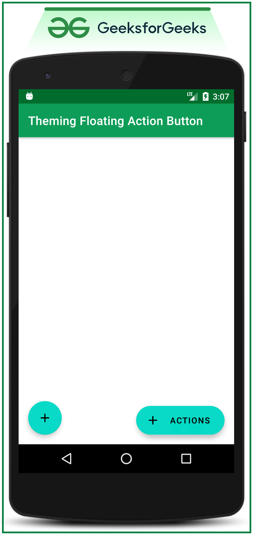 Theming Floating Action Buttons in Android with Example - Software Development