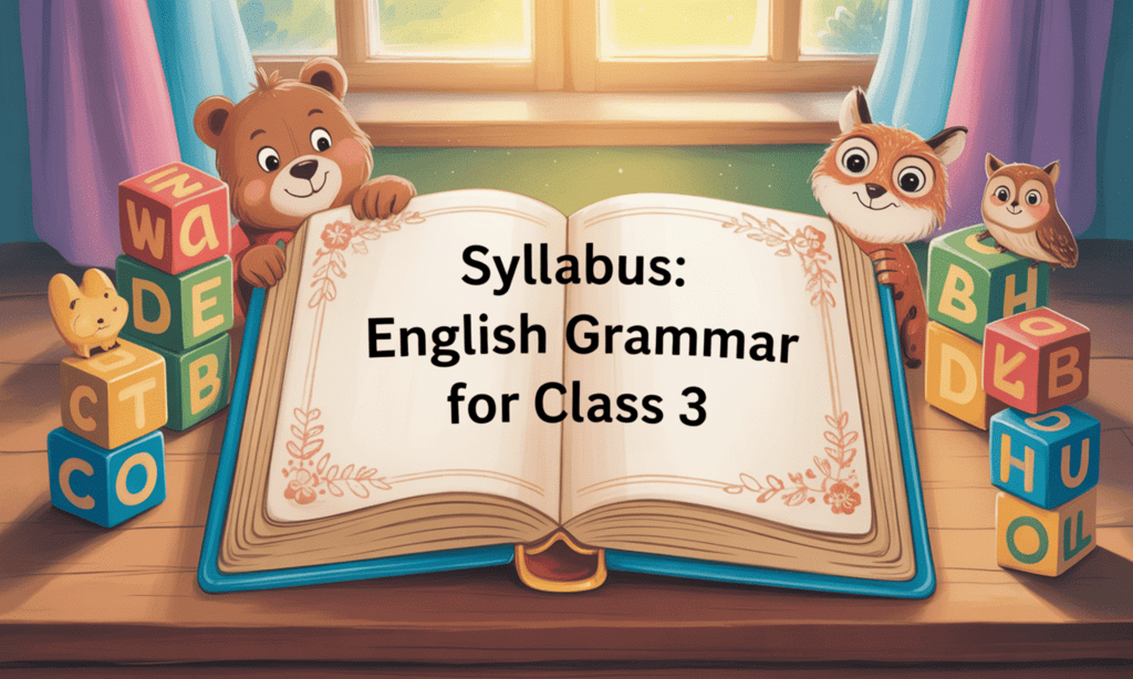Syllabus: English Grammar for Class 3 | English Grammar Class 3