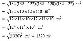 Ex 12.1 NCERT Solutions- Heron’s Formula - Class 9
