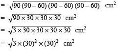 Ex 12.1 NCERT Solutions- Heron’s Formula - Class 9