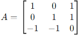 Questions: Linear Algebra and Matrices - Mathematical Methods of Physics, UGC - NET Physics | Physics for IIT JAM, UGC - NET, CSIR NET