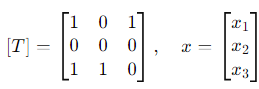 Questions: Linear Algebra and Matrices - Mathematical Methods of Physics, UGC - NET Physics | Physics for IIT JAM, UGC - NET, CSIR NET