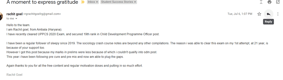 What students say about Sleepy Classes course for UPSC | How to Study for UPSC with Sleepy Classes on EduRev