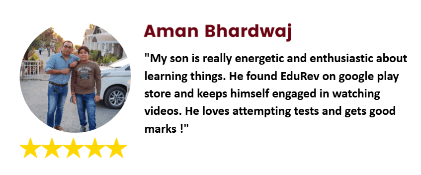 What Parents Say About EduRev Infinity Package for Class 1 | Parent`s Guide to EduRev Infinity for Class 1
