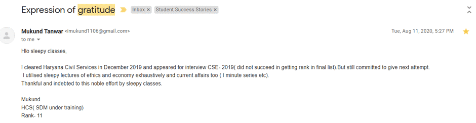 What students say about Sleepy Classes course for UPSC | How to Study for UPSC with Sleepy Classes on EduRev