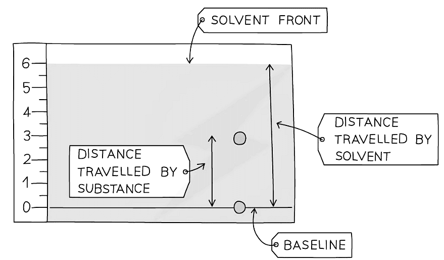 Retention Factor (Rf) Values